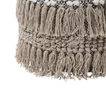 Pouf beige ⌀ 44 cm NOIDA