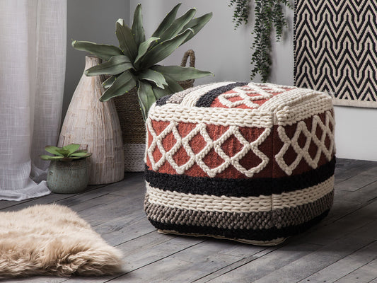 Pouf bunt 42 x 48 cm SAGAR