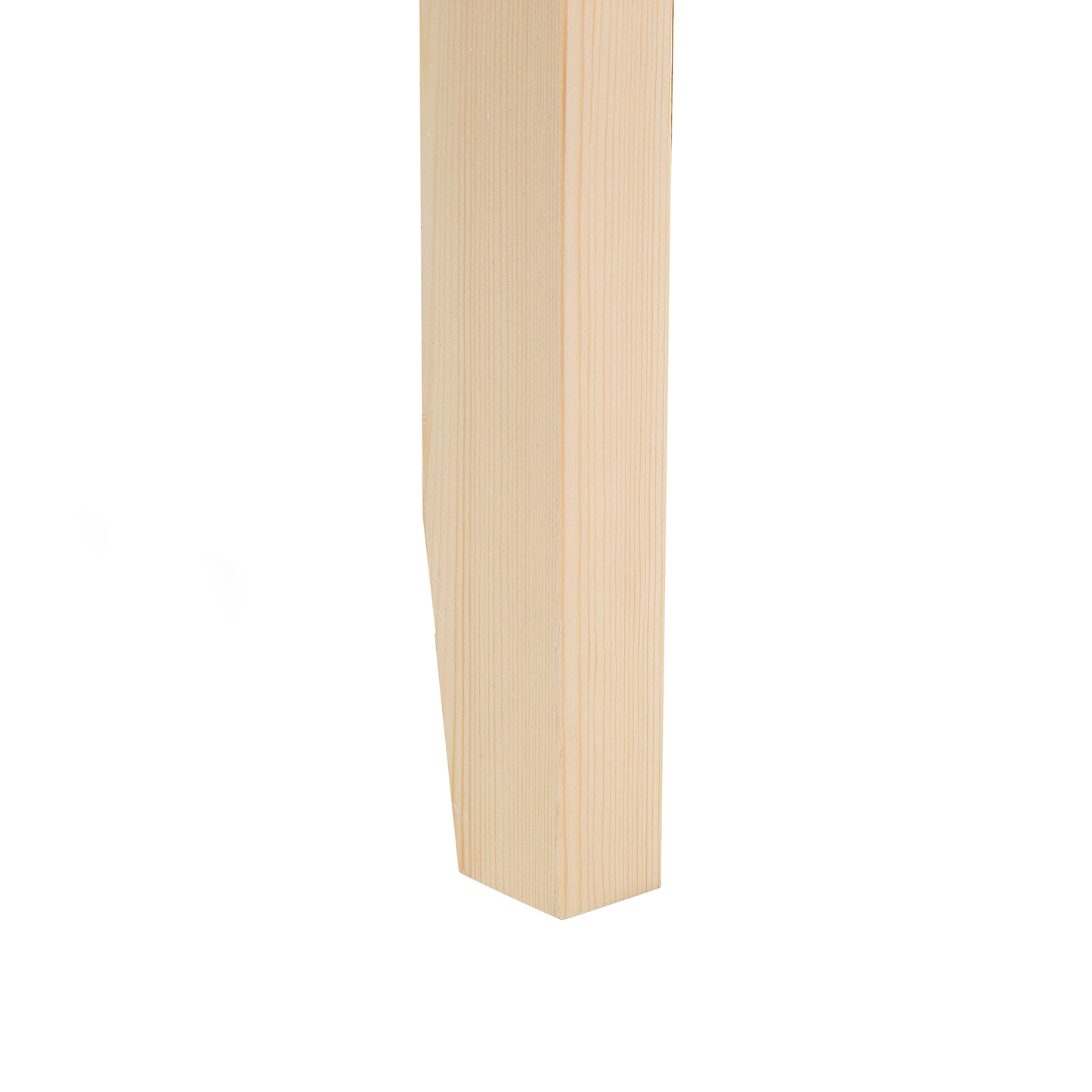 Hochbett Kiefernholz ALBON 90 x 200 cm Hellbraun