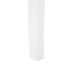 Hochbett Kiefernholz ALBON 90 x 200 cm Weiss