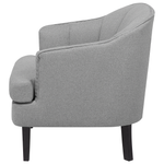 Sessel ELVERUM Stoff Hellgrau