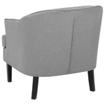 Sessel ELVERUM Stoff Hellgrau