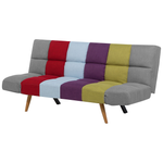 3-Sitzer Schlafsofa Patchwork mehrfarbig INGARO