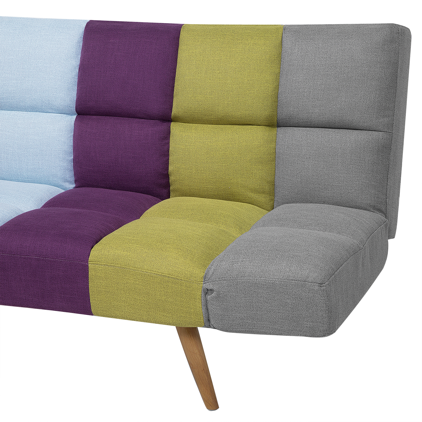 3-Sitzer Schlafsofa Patchwork mehrfarbig INGARO