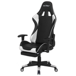 Gaming Stuhl drehbar VICTORY Kunstleder Weiss