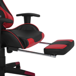 Gaming Stuhl drehbar VICTORY Kunstleder Rot