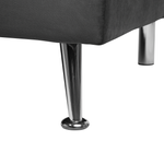 3-Sitzer Schlafsofa grau / silber HASLE II