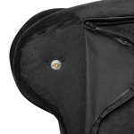 Chaiselongue Samtstoff schwarz rechtsseitig NIMES