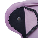 Chaiselongue Samtstoff violett rechtsseitig NIMES