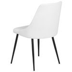 Esszimmerstuhl 2er Set VALERIE Kunstleder Weiss