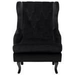 Sessel Samtstoff schwarz ALTA