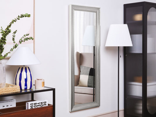 Wandspiegel BUBRY 50 cm 130 cm Silber