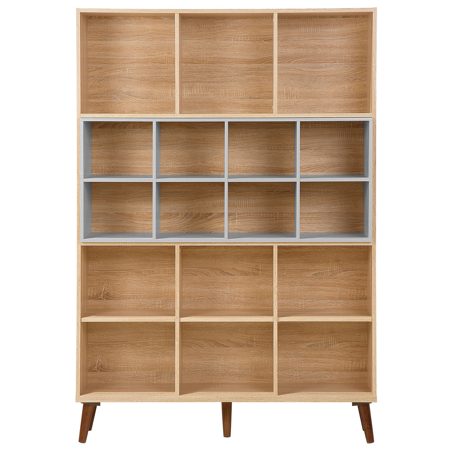 Bücherschrank Heller Holzfarbton ALLOA