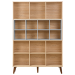 Bücherschrank Heller Holzfarbton ALLOA