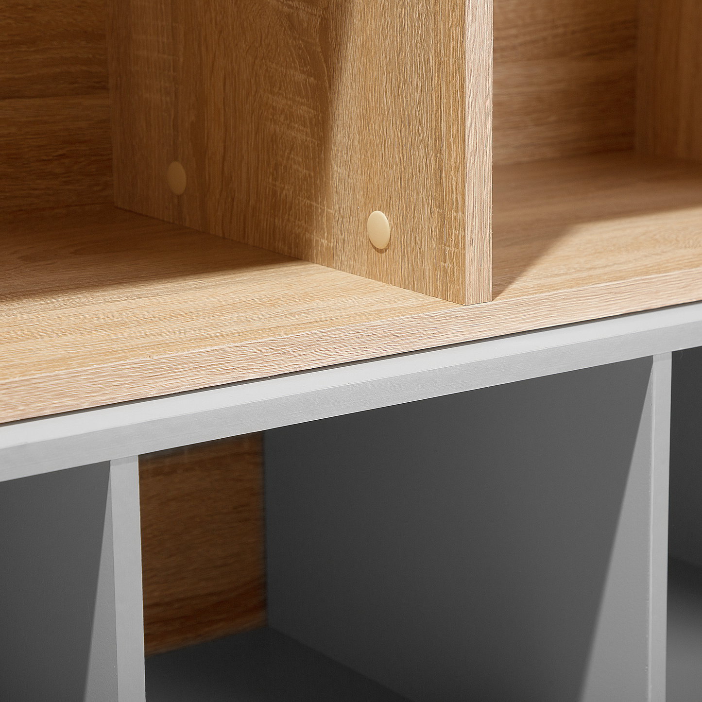 Bücherschrank Heller Holzfarbton ALLOA