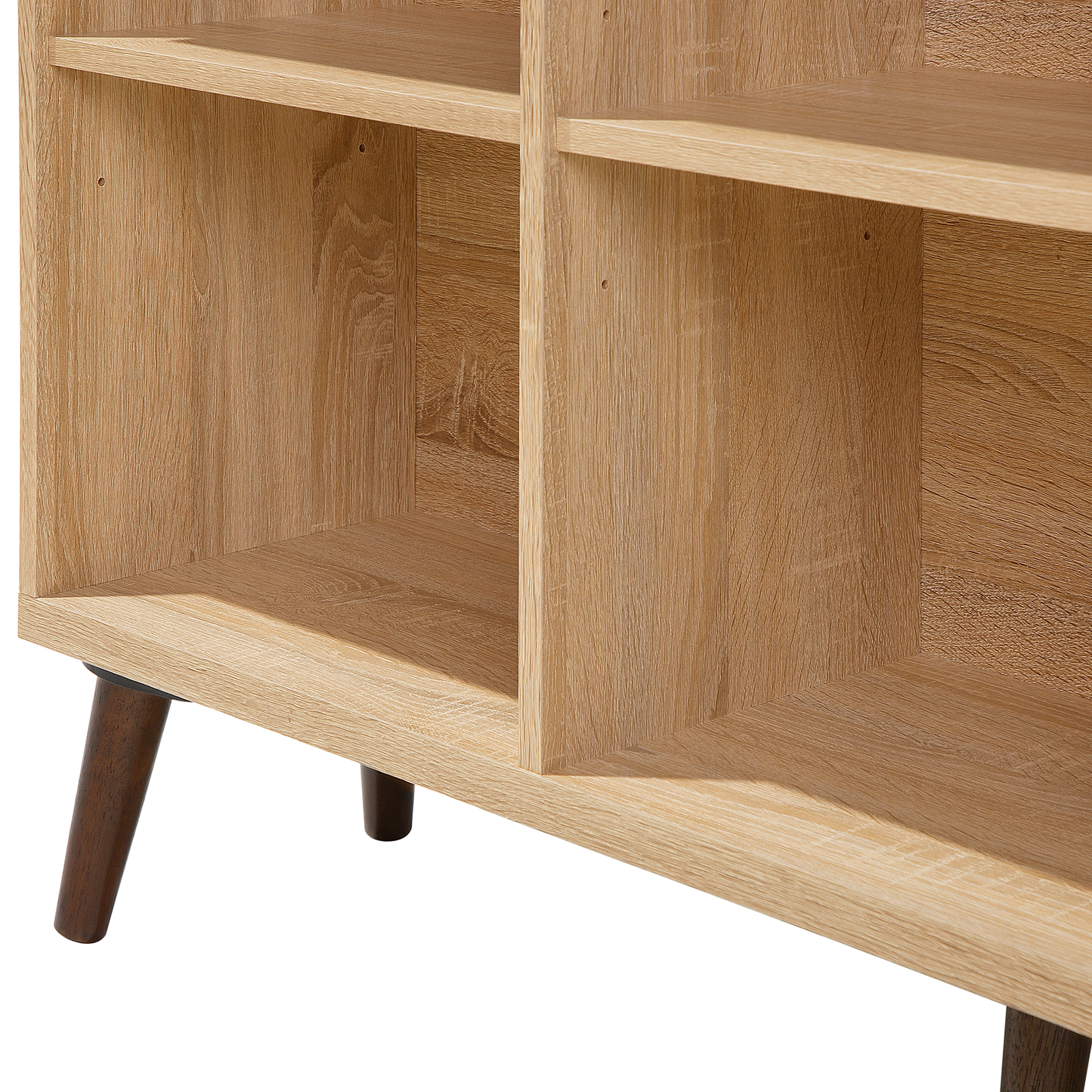 Bücherschrank Heller Holzfarbton ALLOA