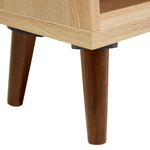 Bücherschrank Heller Holzfarbton ALLOA