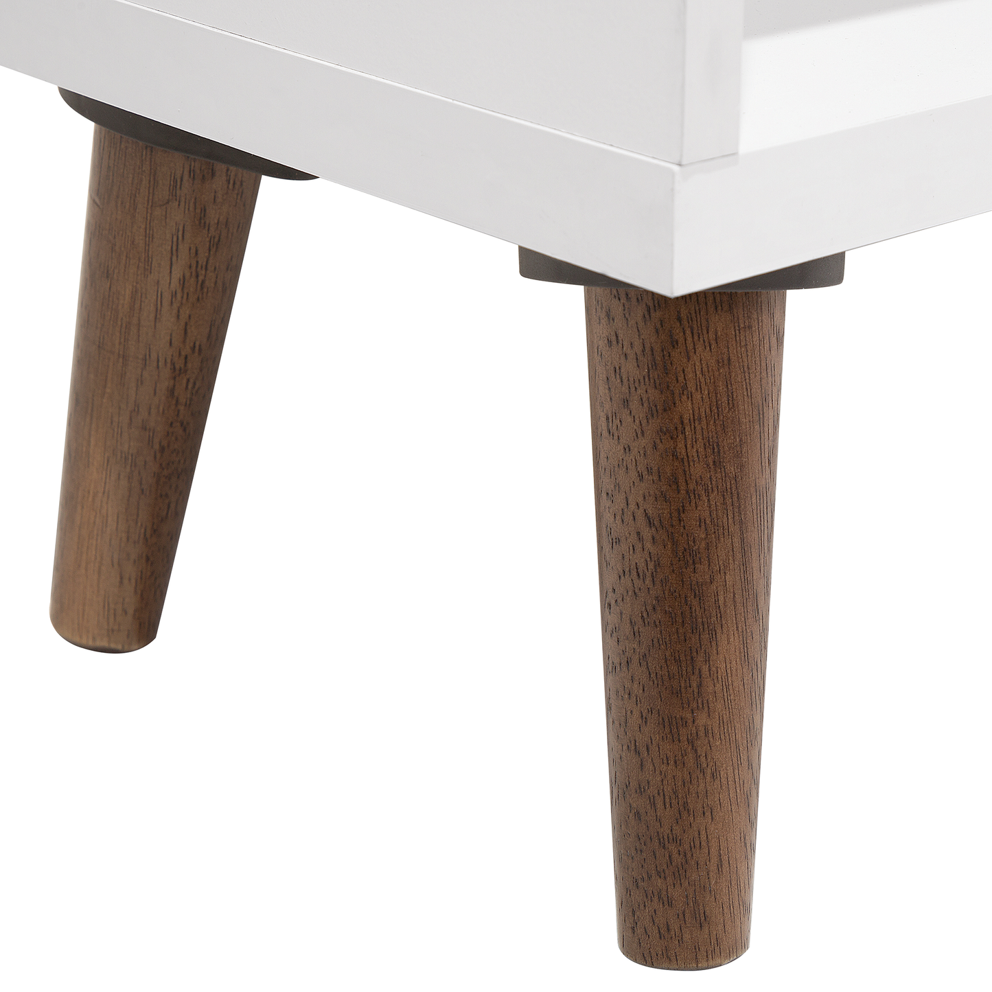 Regal weiss / heller Holzfarbton 17 Fächer ALLOA