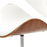 Bürostuhl drehbar ROTTERDAM Kunstleder Weiss