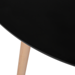 Esstisch BOVIO Schwarz 90 cm 90 cm