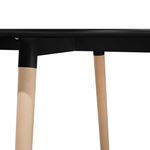 Esstisch BOVIO Schwarz 90 cm 90 cm