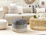 Pouf dunkelgrau 40 x 40 cm HIRRI