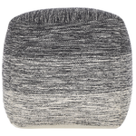 Pouf dunkelgrau 40 x 40 cm HIRRI