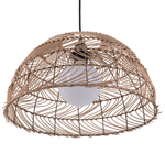 Hängelampe SELENGE Rattan Hellbraun