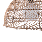 Hängelampe SELENGE Rattan Hellbraun