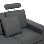 6-Sitzer Ecksofa dunkelgrau linksseitig STOCKHOLM
