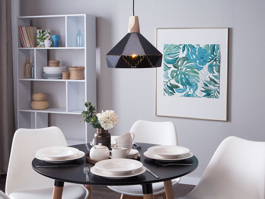 Hängelampe SOMME Metall Schwarz