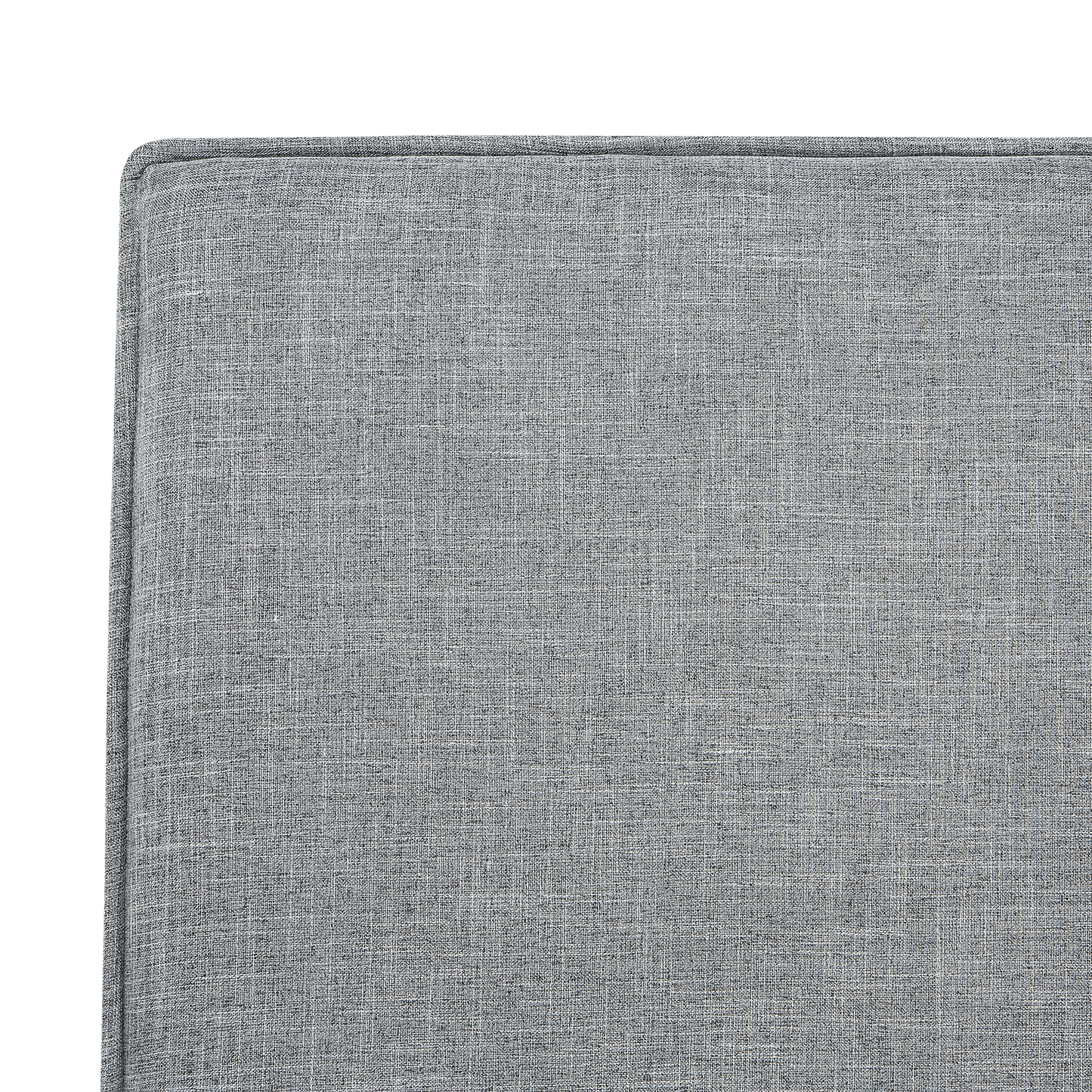 Polsterbett Leinenoptik grau Lattenrost 140 x 200 cm SENNEZ