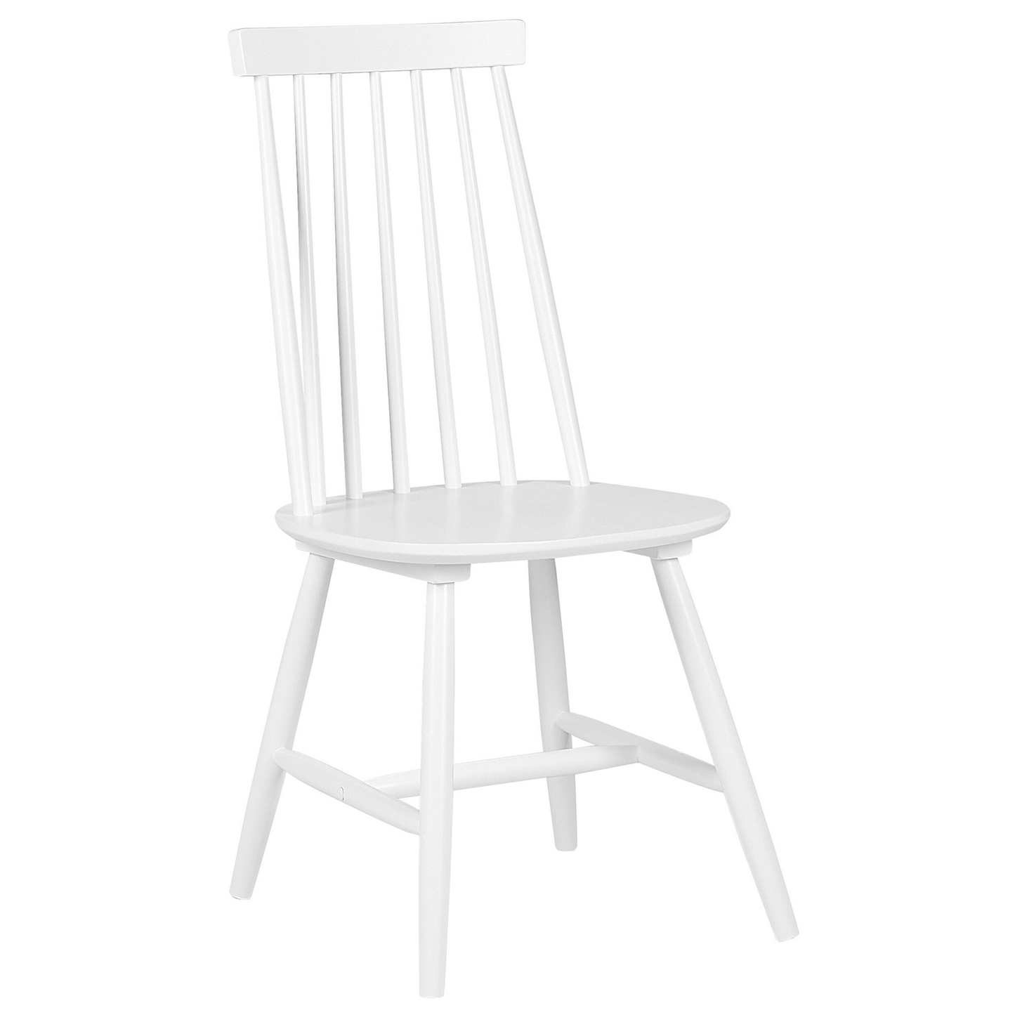 Esszimmerstuhl 2er Set BURBANK Holz Weiss