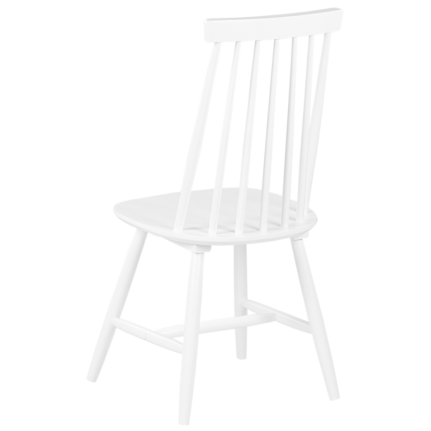 Esszimmerstuhl 2er Set BURBANK Holz Weiss