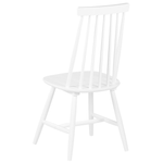 Esszimmerstuhl 2er Set BURBANK Holz Weiss