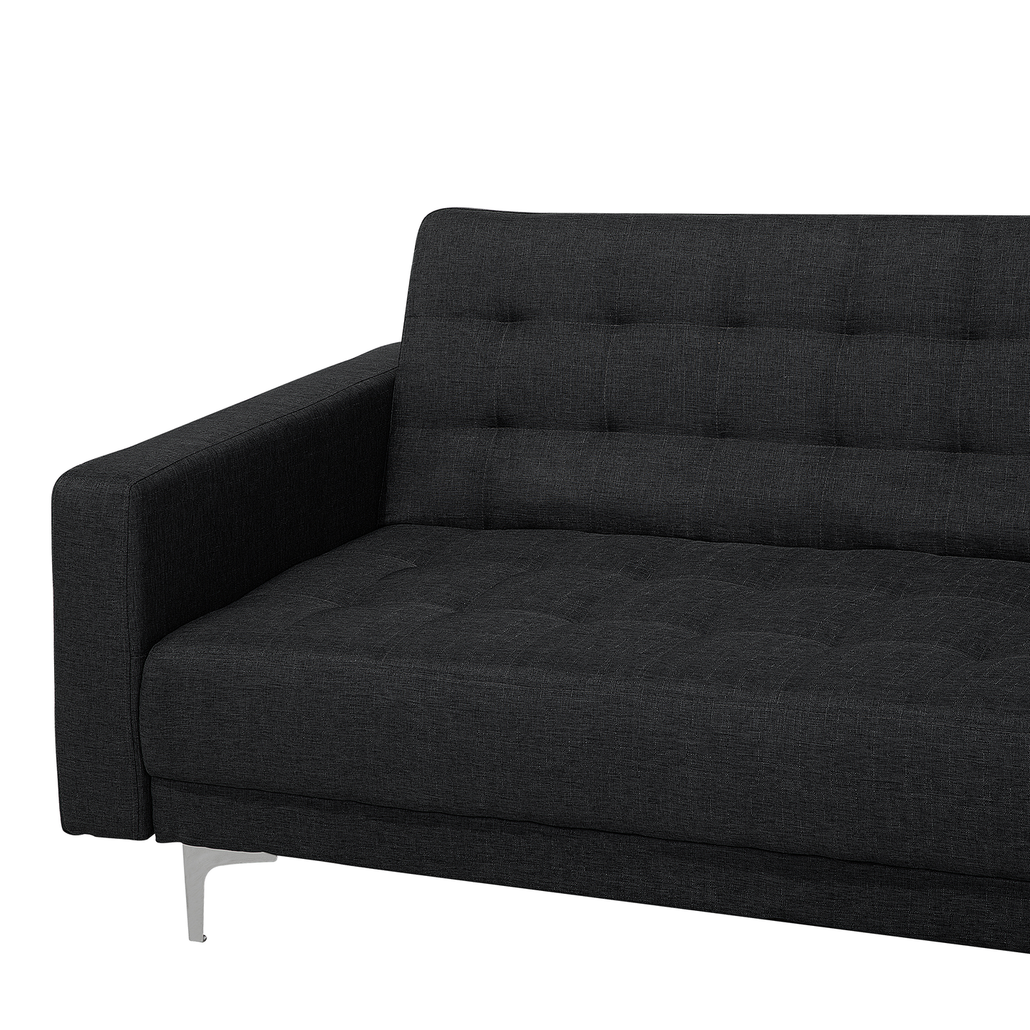 Modulsofa Polsterbezug Schlaffunktion graphitgrau linksseitig ABERDEEN
