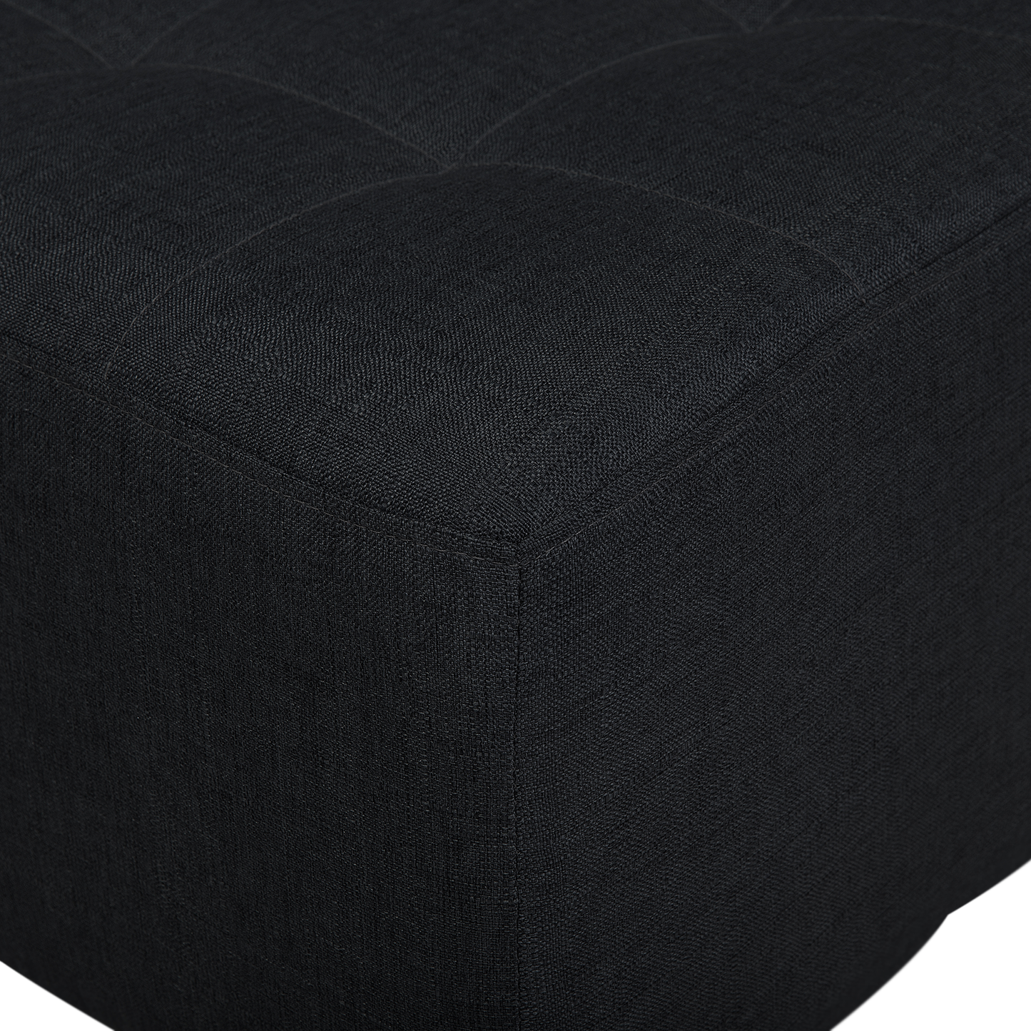 Schlafsofa U-förmig Polsterbezug graphitgrau ABERDEEN