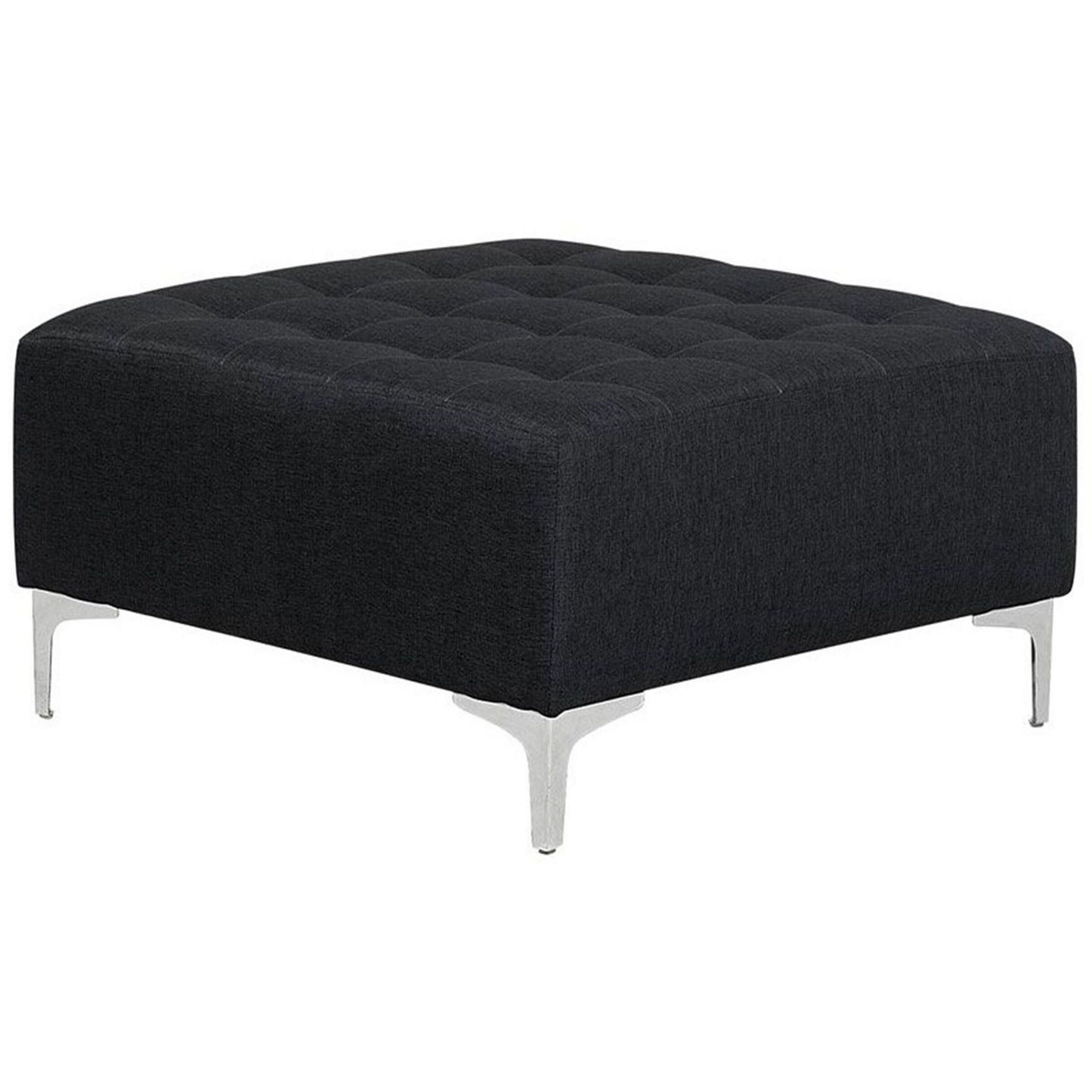 U-förmiges Sofa mit Ottomane Symmetrisch Graphitgrau ABERDEEN