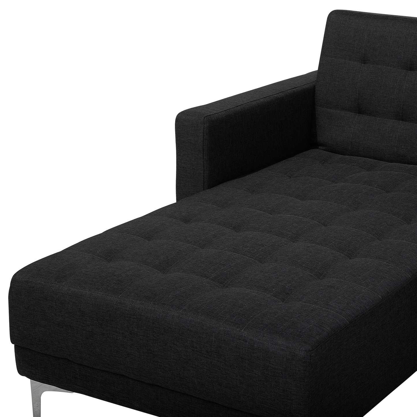 U-förmiges Sofa mit Ottomane Symmetrisch Graphitgrau ABERDEEN