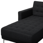U-förmiges Sofa mit Ottomane Symmetrisch Graphitgrau ABERDEEN