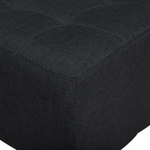 U-förmiges Sofa mit Ottomane Symmetrisch Graphitgrau ABERDEEN