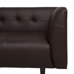 3-Sitzer Sofa Leder braun BYSKE