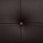 3-Sitzer Sofa Leder braun BYSKE