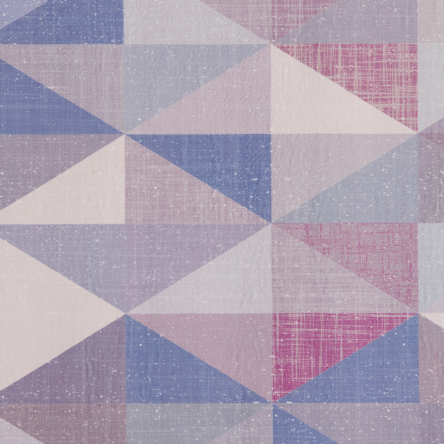 Teppich blau-grau 80 x 150 cm geometrisches Muster Kurzflor KARTEPE