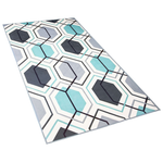 Teppich bunt 80 x 150 cm Kurzflor GIRESUN