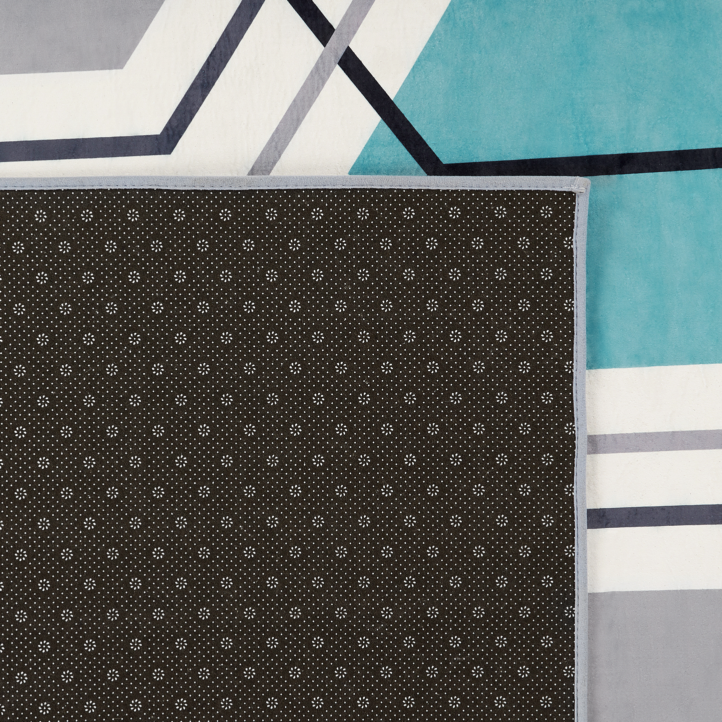 Teppich bunt 80 x 150 cm Kurzflor GIRESUN