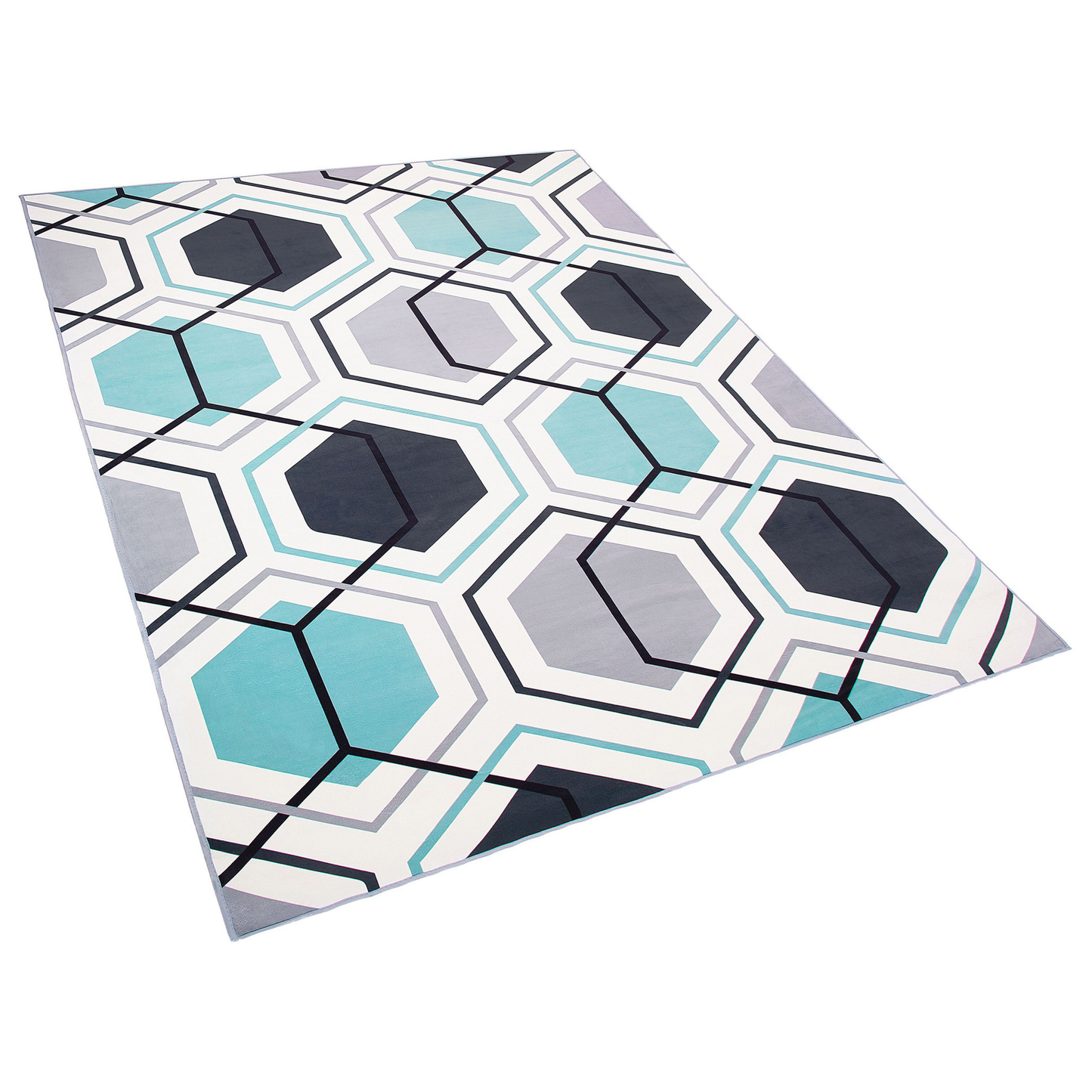 Teppich bunt 160 x 230 cm Kurzflor GIRESUN