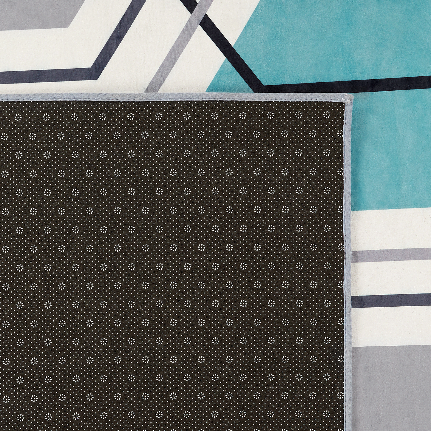 Teppich bunt 160 x 230 cm Kurzflor GIRESUN