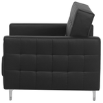 Sessel ABERDEEN Kunstleder Schwarz