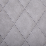 Bürostuhl drehbar MARIBEL Kunstleder Hellgrau